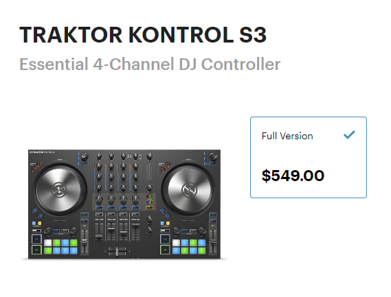 TRAKTOR KONTROL S3